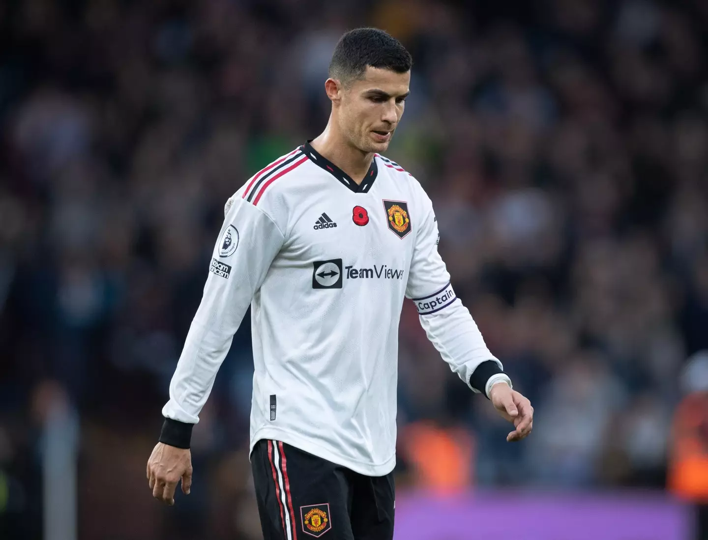 Cristiano Ronaldo at Manchester United. Image: Visionhaus / Contributor via Getty