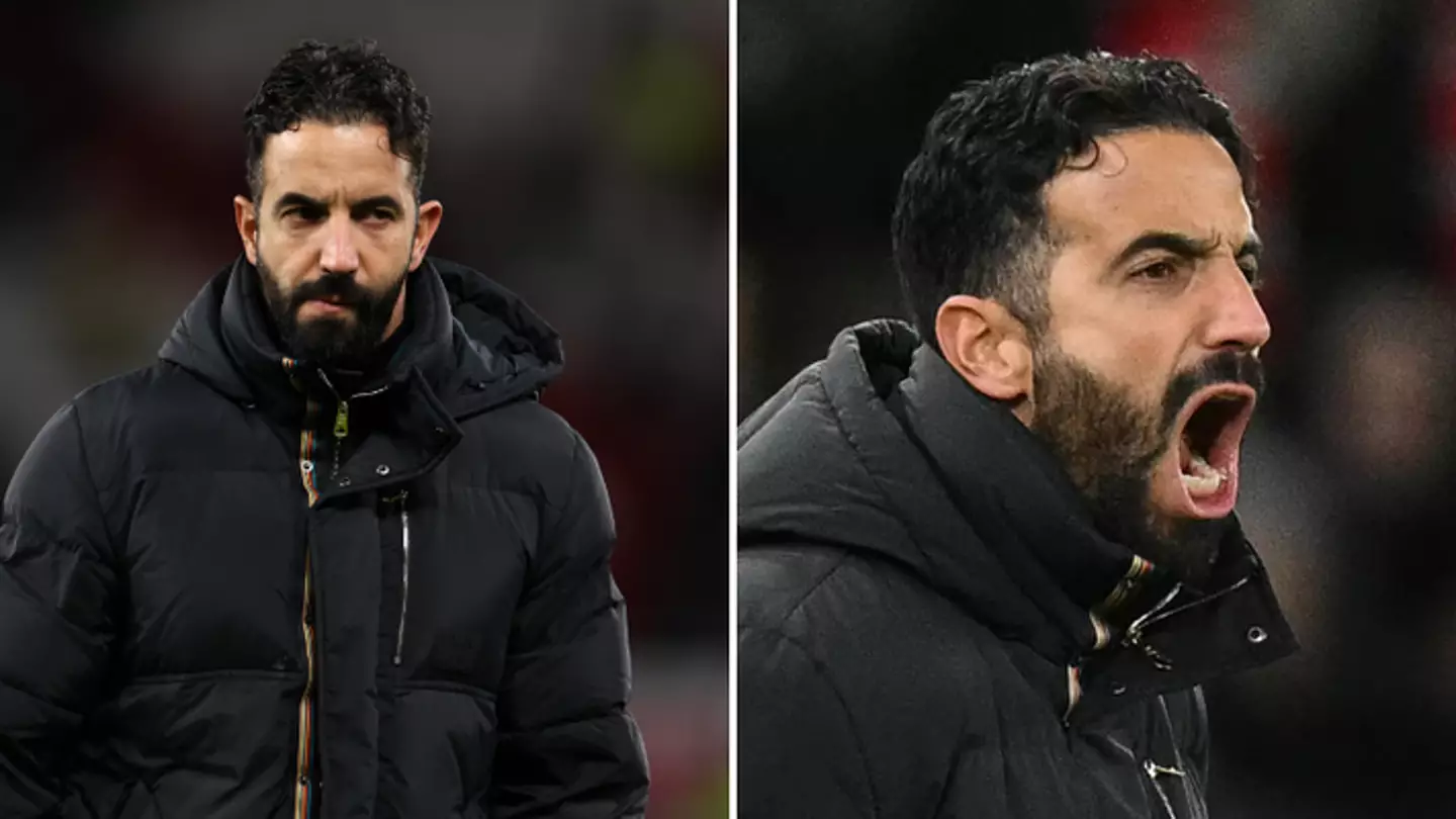 Man Utd 'source' claims Ruben Amorim damaged property in furious dressing room outburst after Brighton defeat