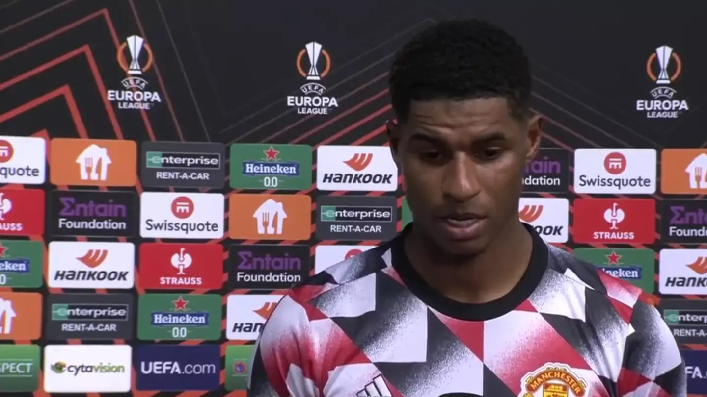 Marcus Rashford reveals what Erik ten Hag told him at half-time against Omonia in Europa League win