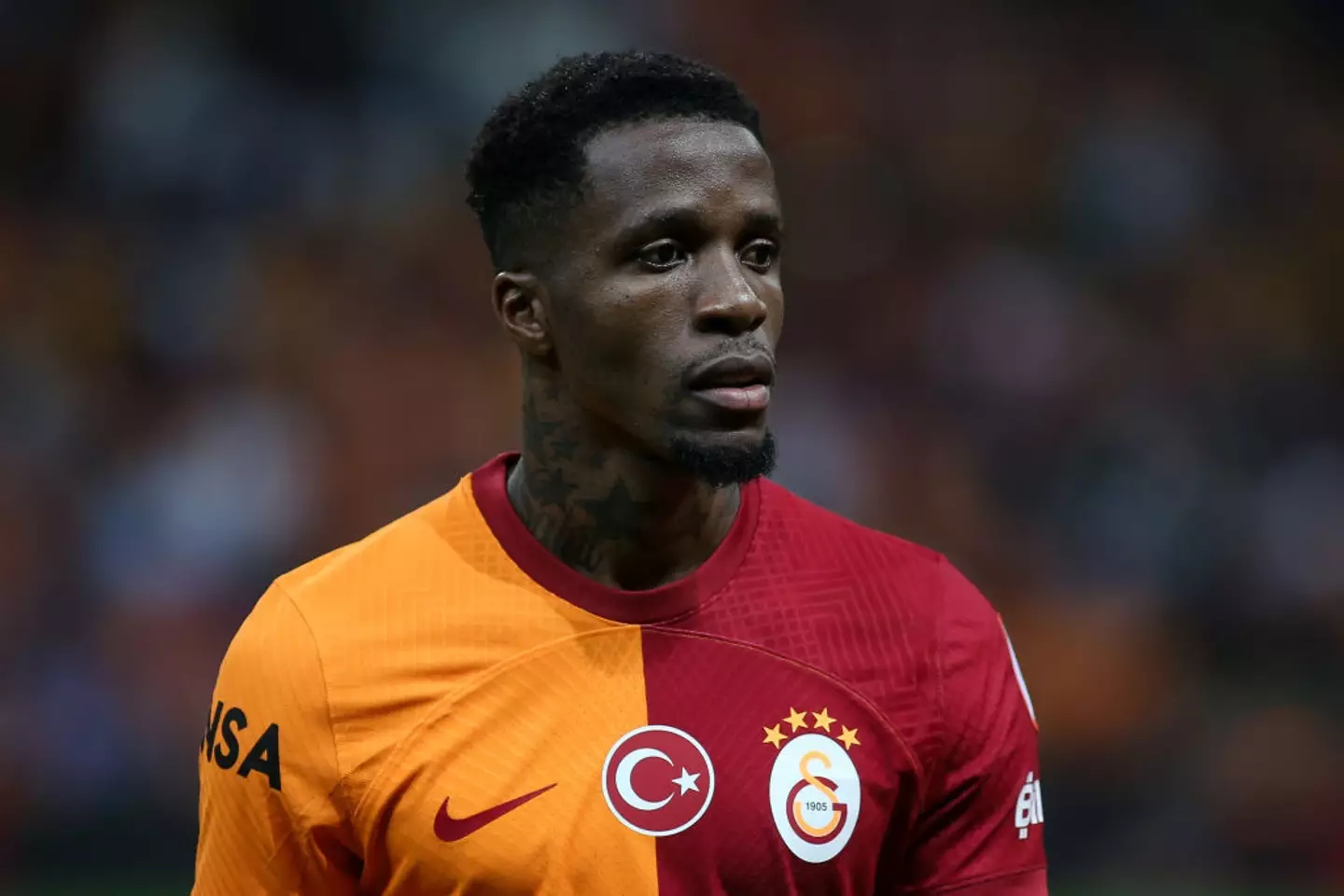 Wilfried Zaha in action for Galatasaray (Image: Getty)
