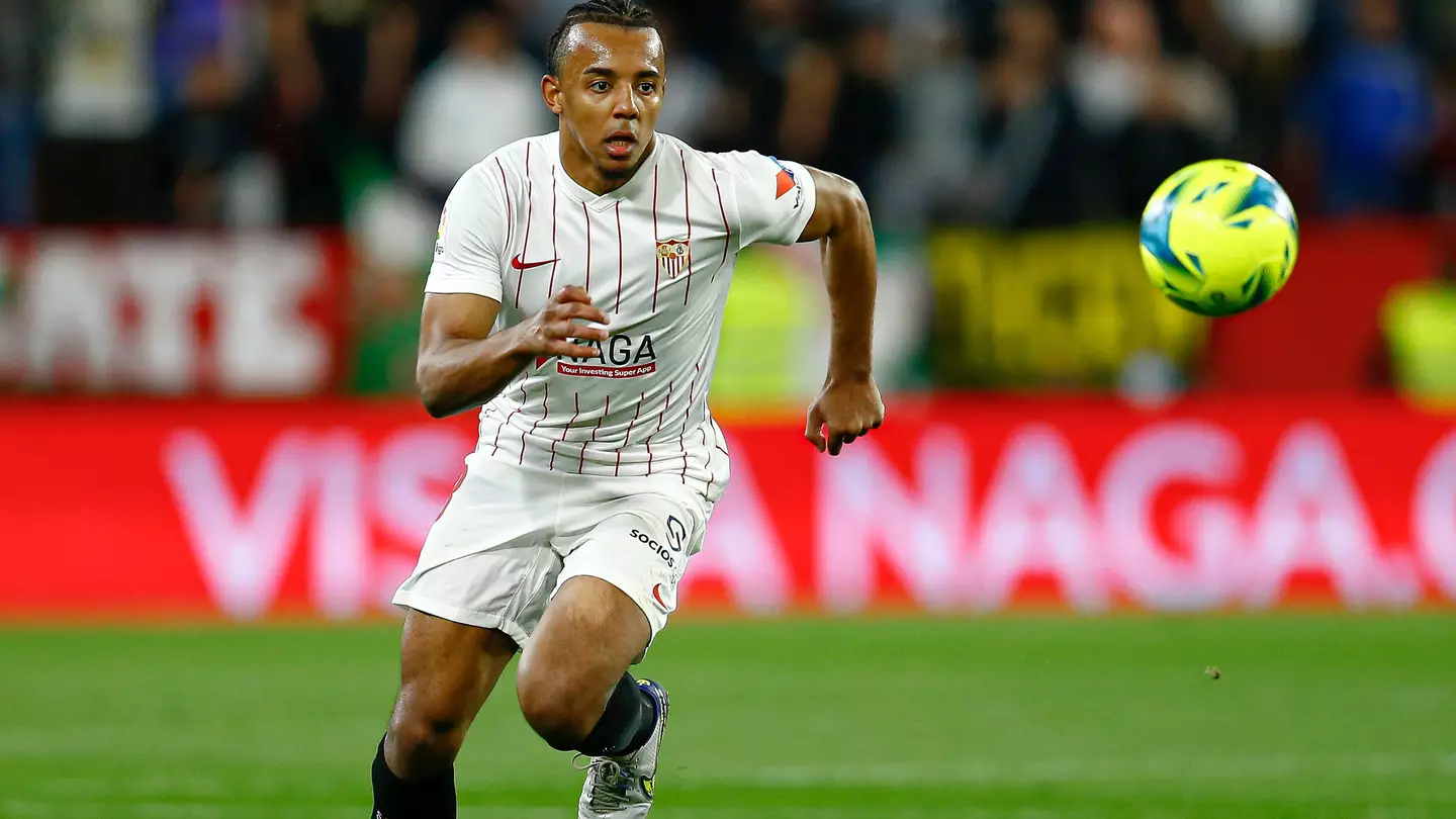 Jules Kounde of Sevilla FC during a La Liga match. (Alamy)