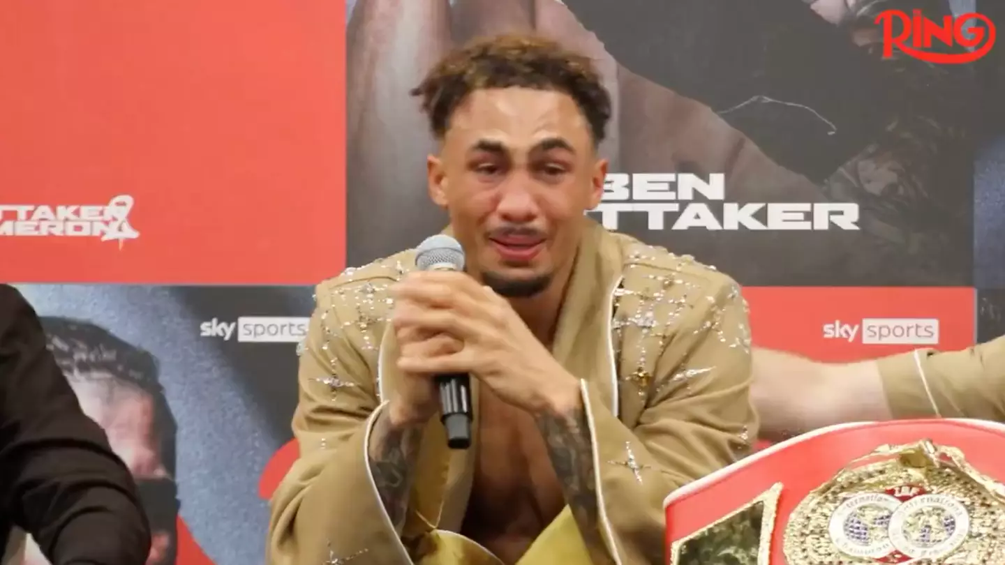 Ben Whittaker breaks down in tears while discussing abuse in build up to Liam Cameron rematch