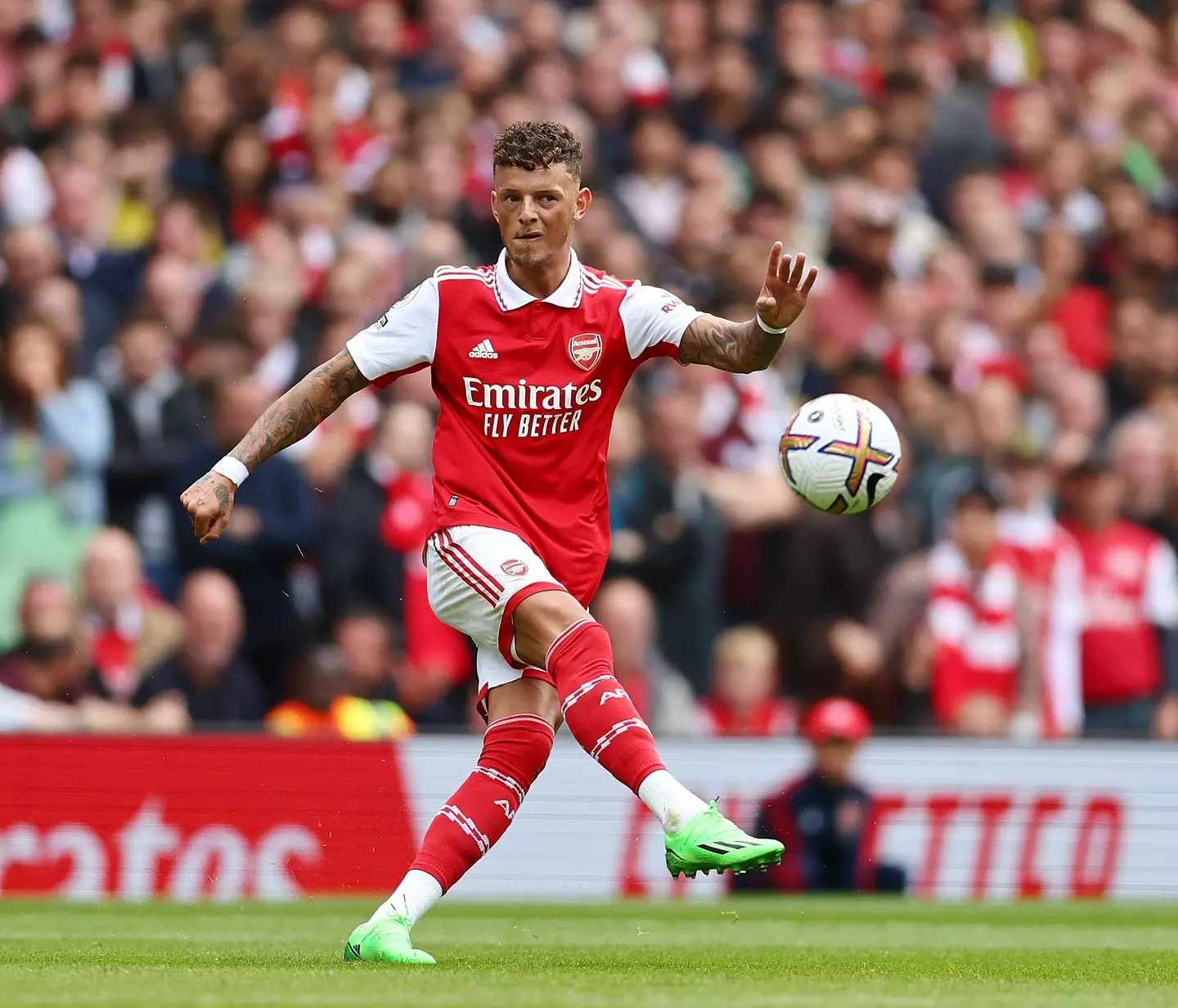 White has been in impressive form this season for Arsenal. Image: Alamy