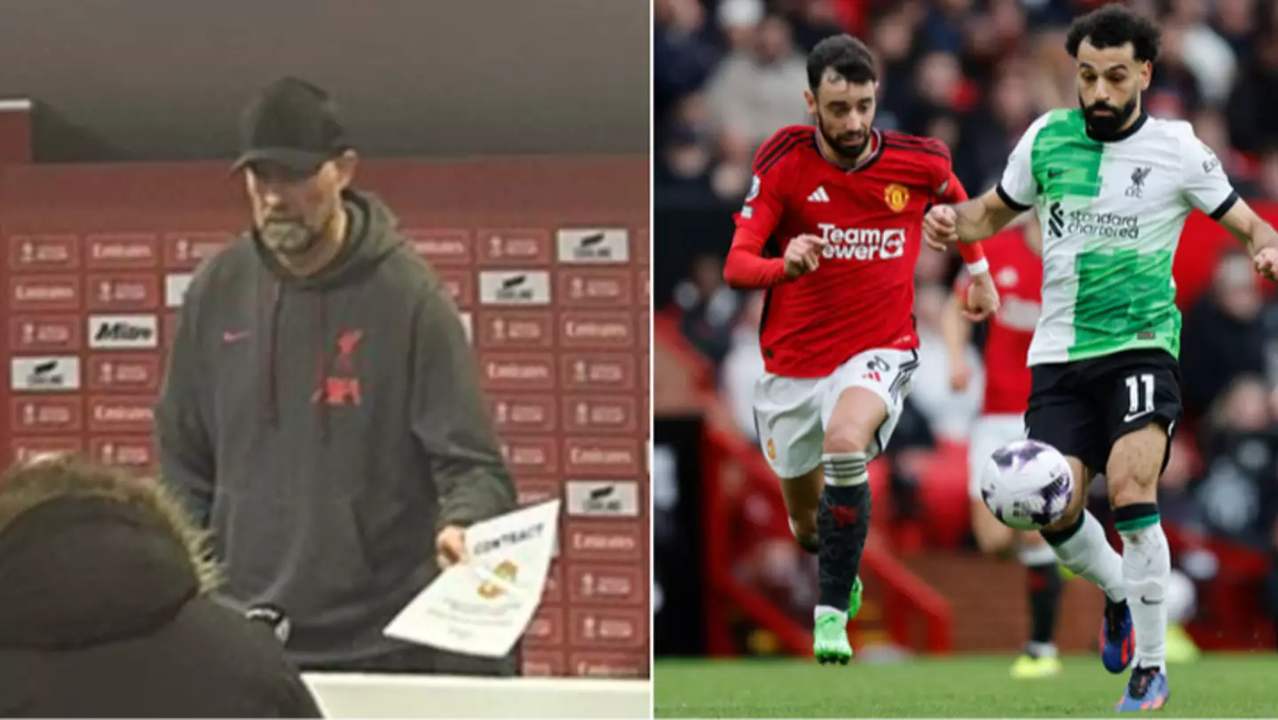 Jurgen Klopp found Man Utd 'contract' when club accidentally left it out after FA Cup clash with Liverpool