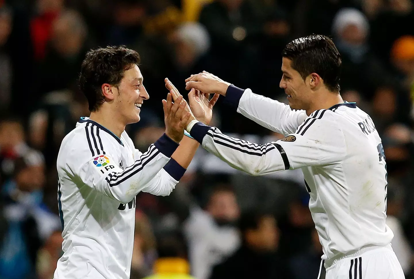 Ronaldo and Ozil were a deadly duo at Real Madrid. (Image