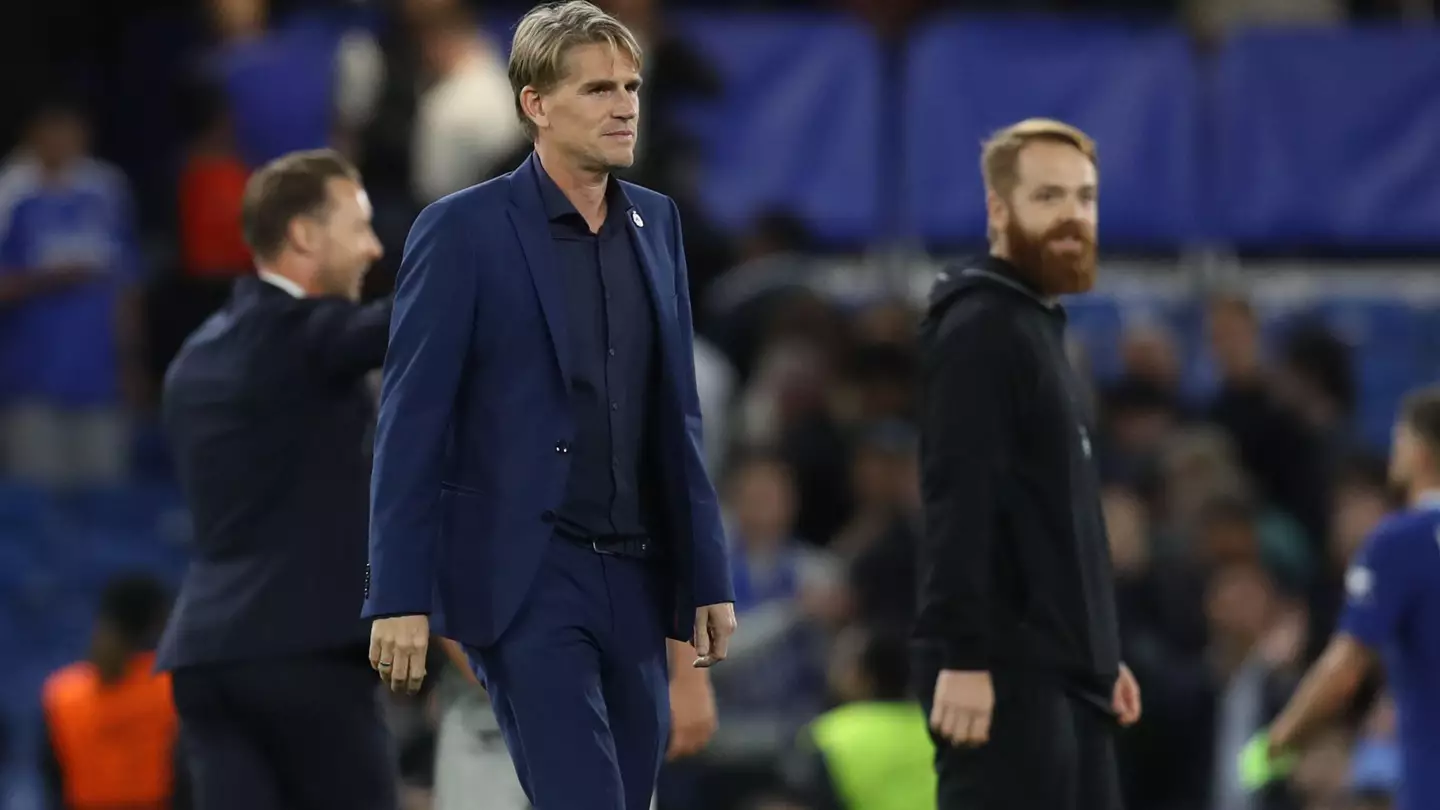 Christoph Freund after the UEFA Champions League match at Stamford Bridge, London. (Alamy)