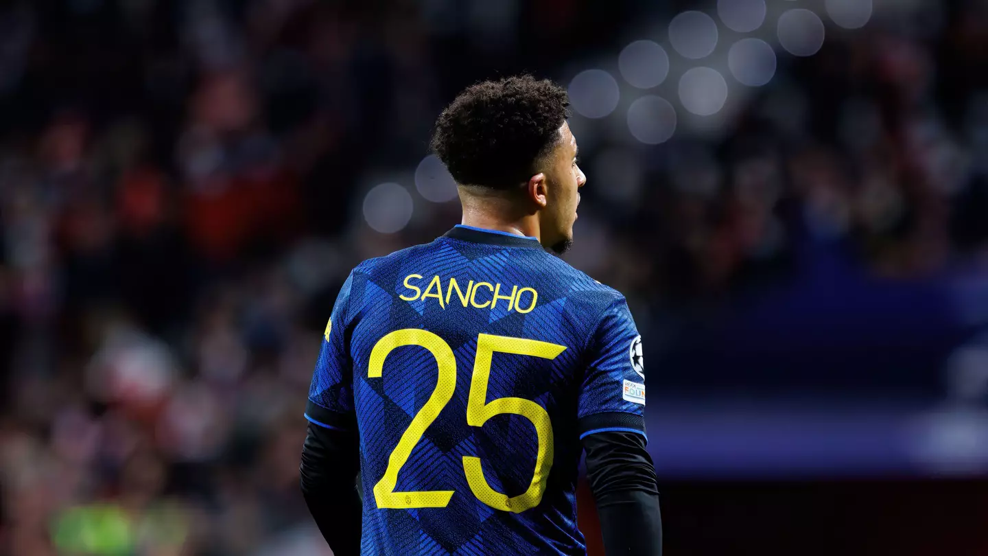 Jadon Sancho had a difficult debut season with Manchester United
