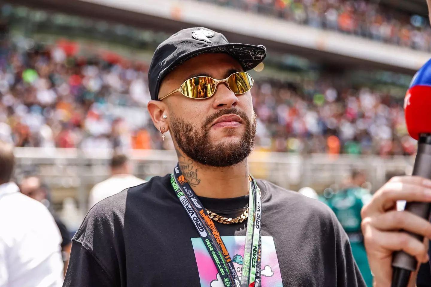 Neymar enjoyed the Barcelona Grand Prix last weekend. Image: Alamy