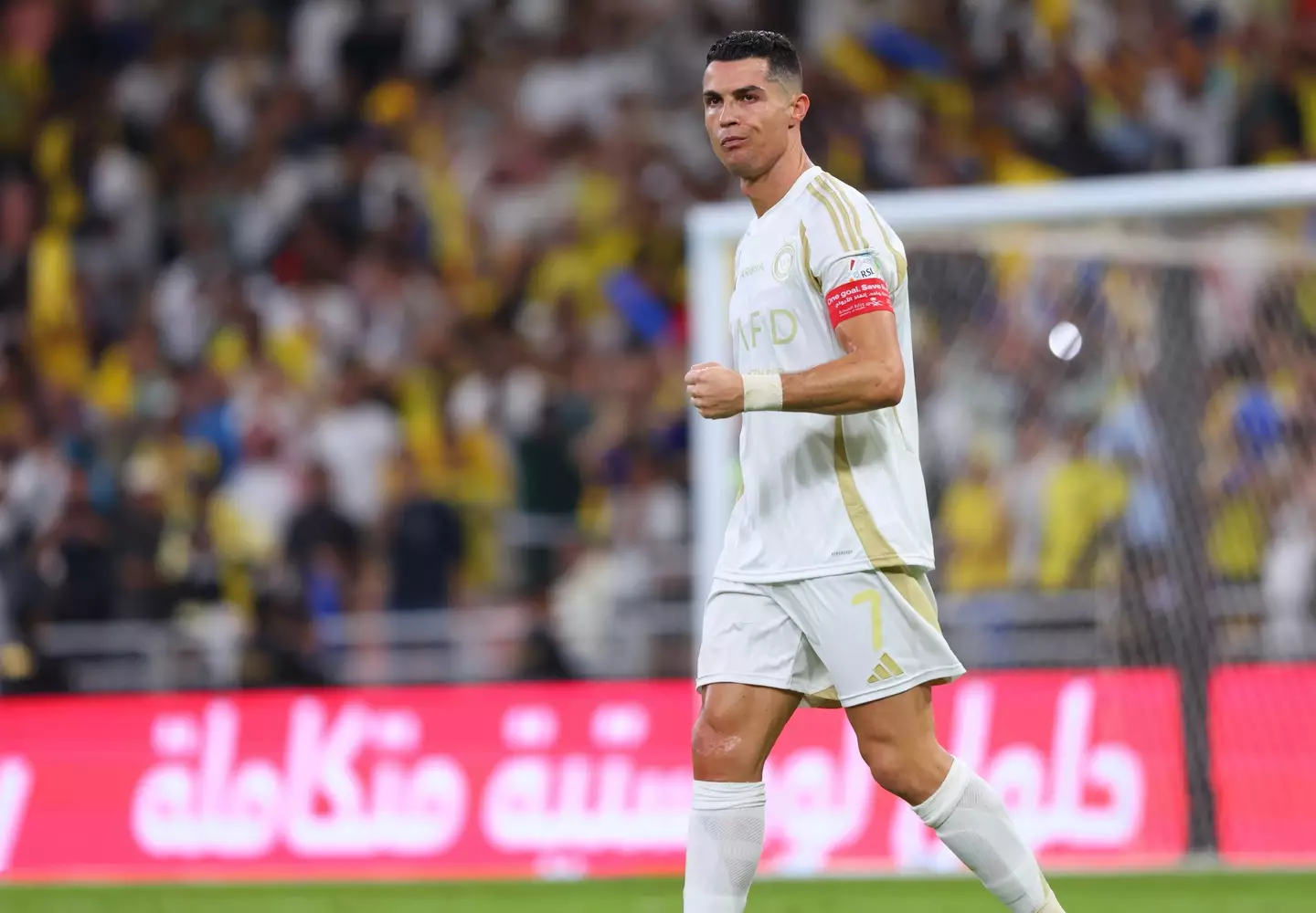 Cristiano Ronaldo in action for Al Nassr. Image: Getty