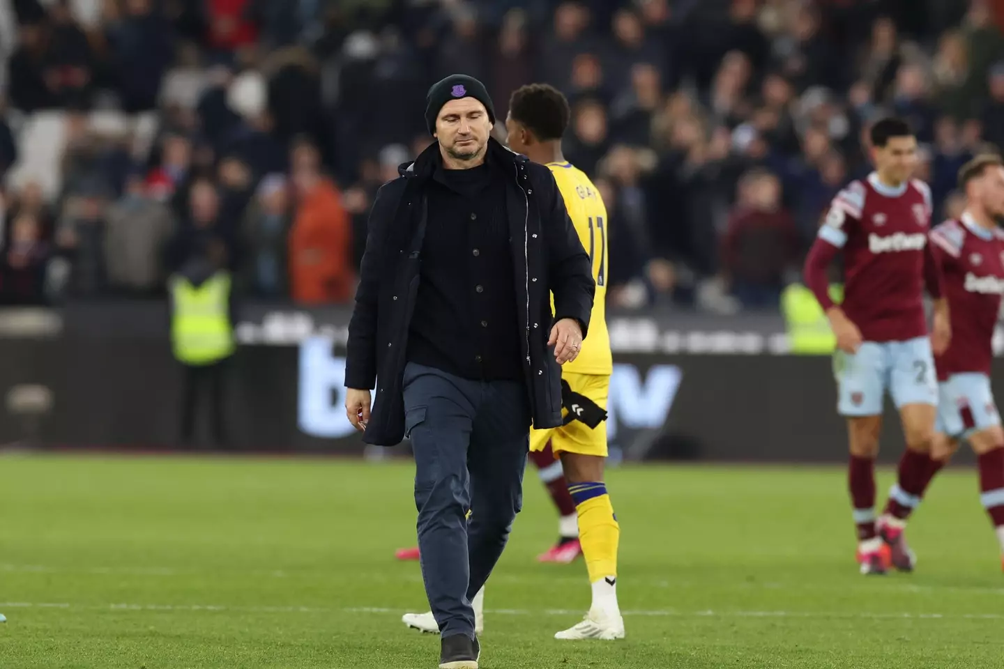 Lampard's last act was a loss to West Ham. Image: Alamy