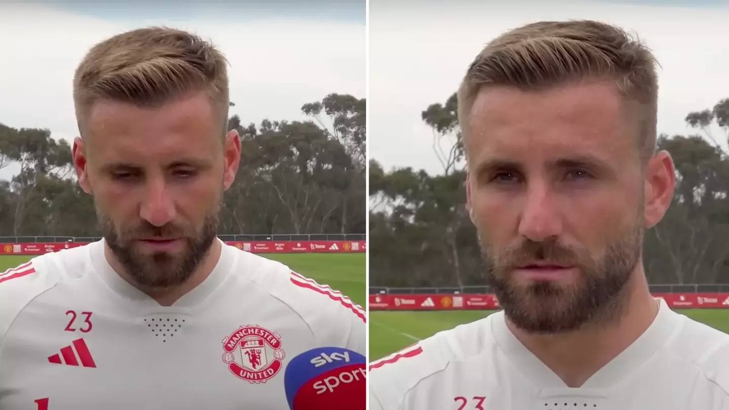 Luke Shaw reveals how the Man United squad reacted to Man City's treble last season