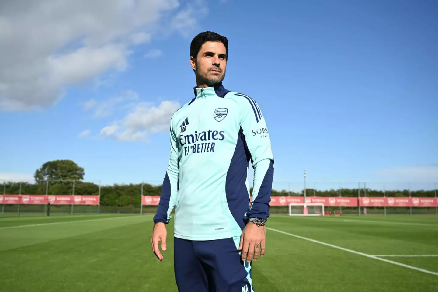 Mikel Arteta signed a new contract with Arsenal on Thursday, agreeing to stay for another three years. (Image: Getty)
