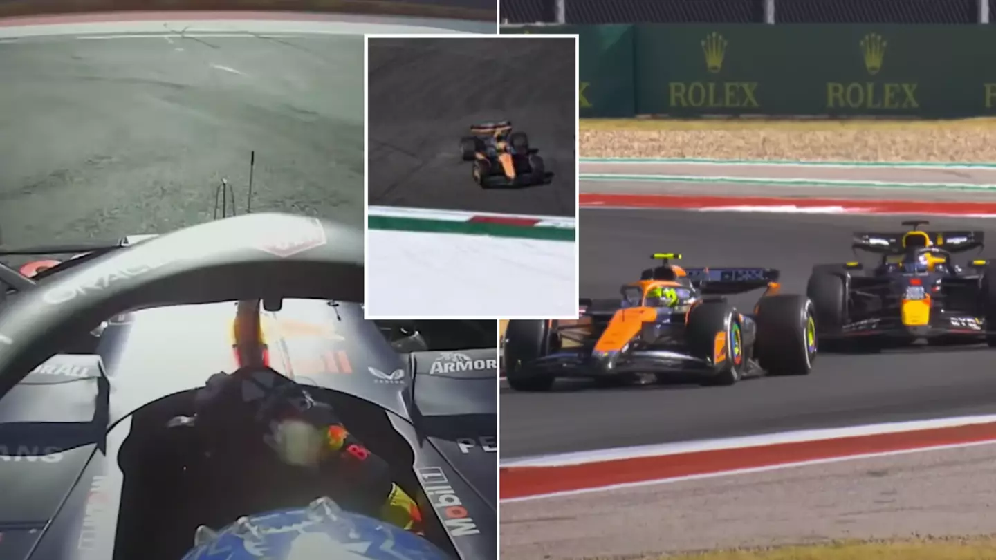 Fresh angle emerges of Lando Norris and Max Verstappen incident at US GP and it's got F1 fans divided