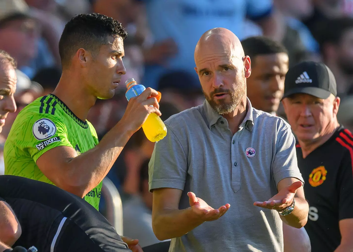 Ronaldo is said to be at 'loggerheads' with Erik ten Hag (Image: Alamy)