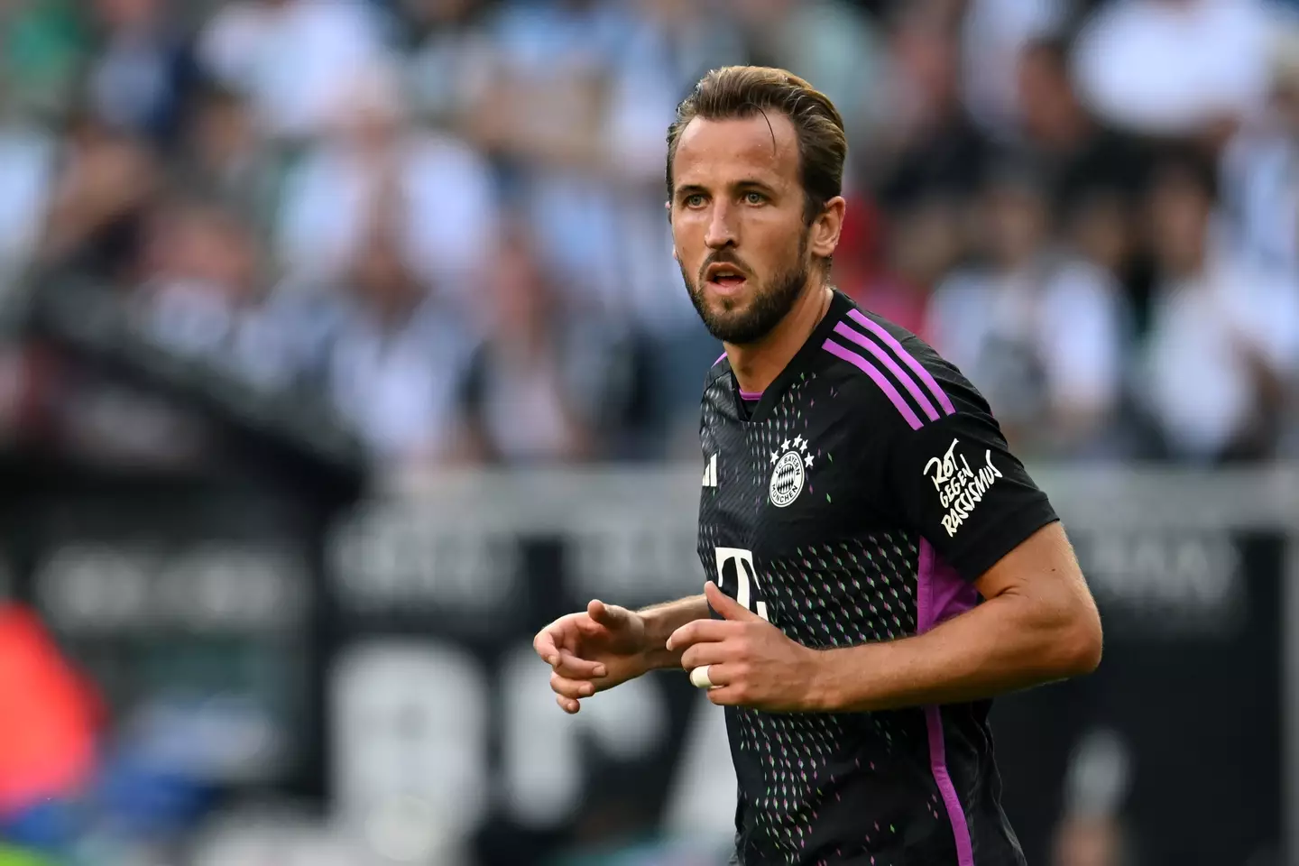Harry Kane in action for Bayern Munich. Image: Getty 