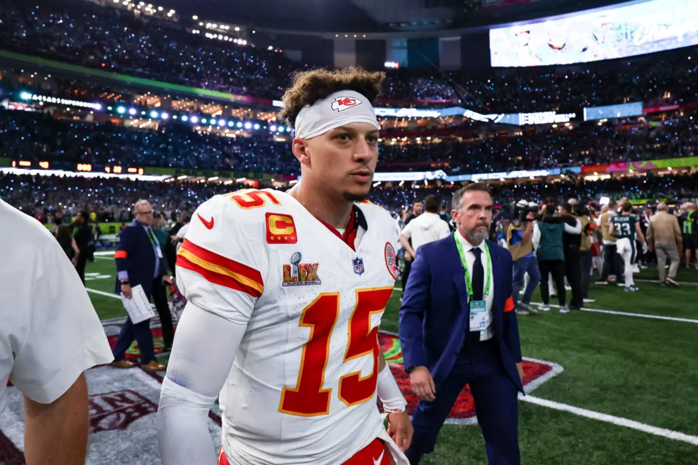 Patrick Mahomes at Super Bowl 59 (Credit:Getty)