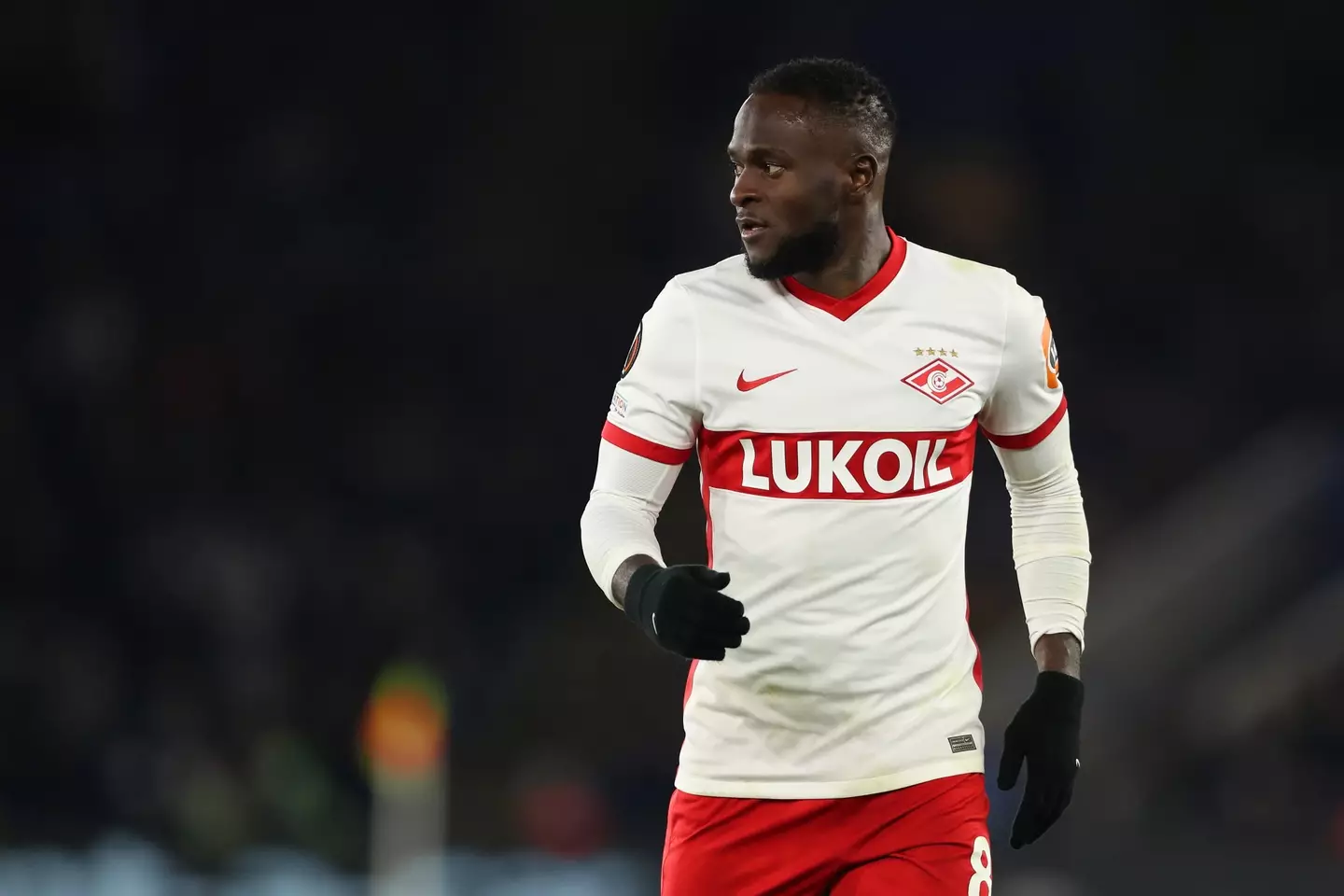 Victor Moses in action for Spartak Moscow