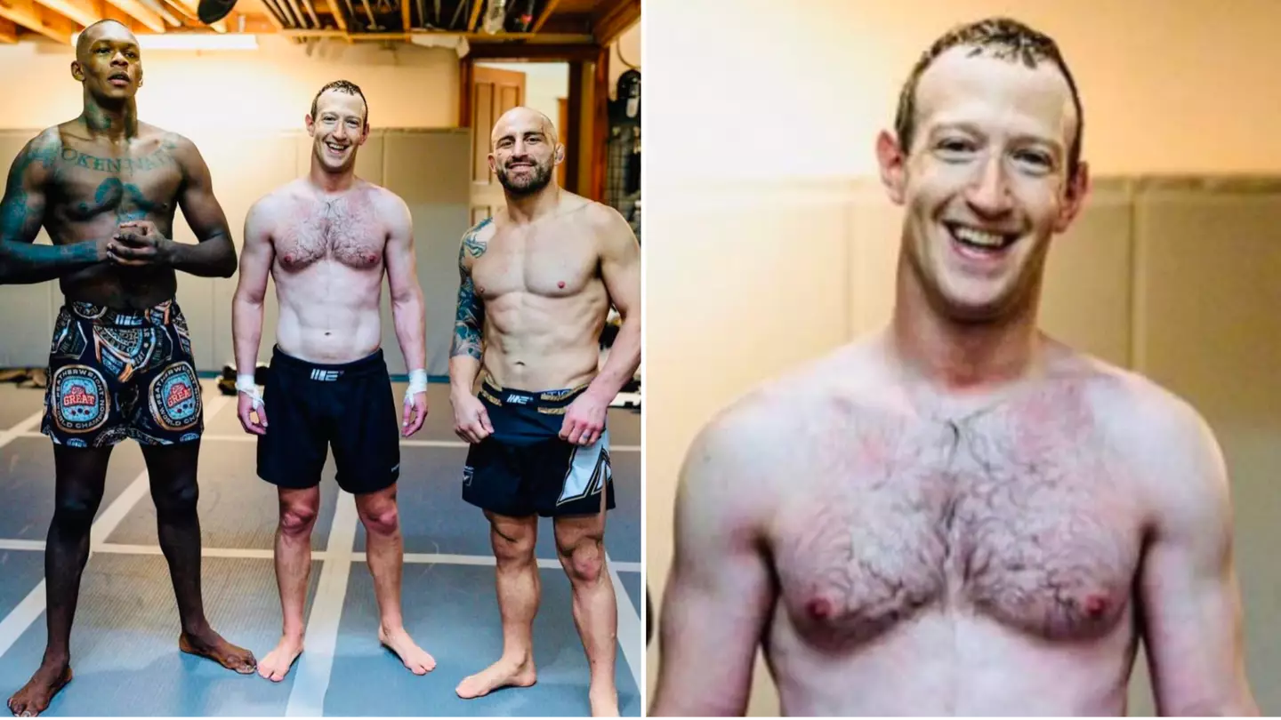 Mark Zuckerberg looks in insane shape as he trains with UFC champions Mark Zuckerberg looks in insane shape as he trains with UFC champions