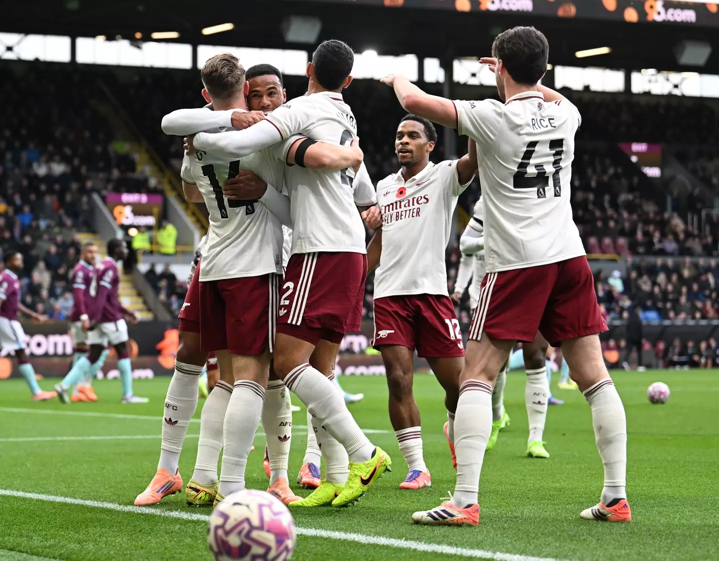 Arsenal are sitting pretty at the top of the Premier League. Image: Getty