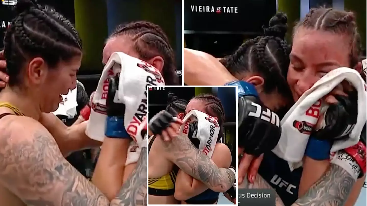 Miesha Tate's Opponent Breaks Down In Tears And Apologises To Her In Emotional Post-Fight Exchange