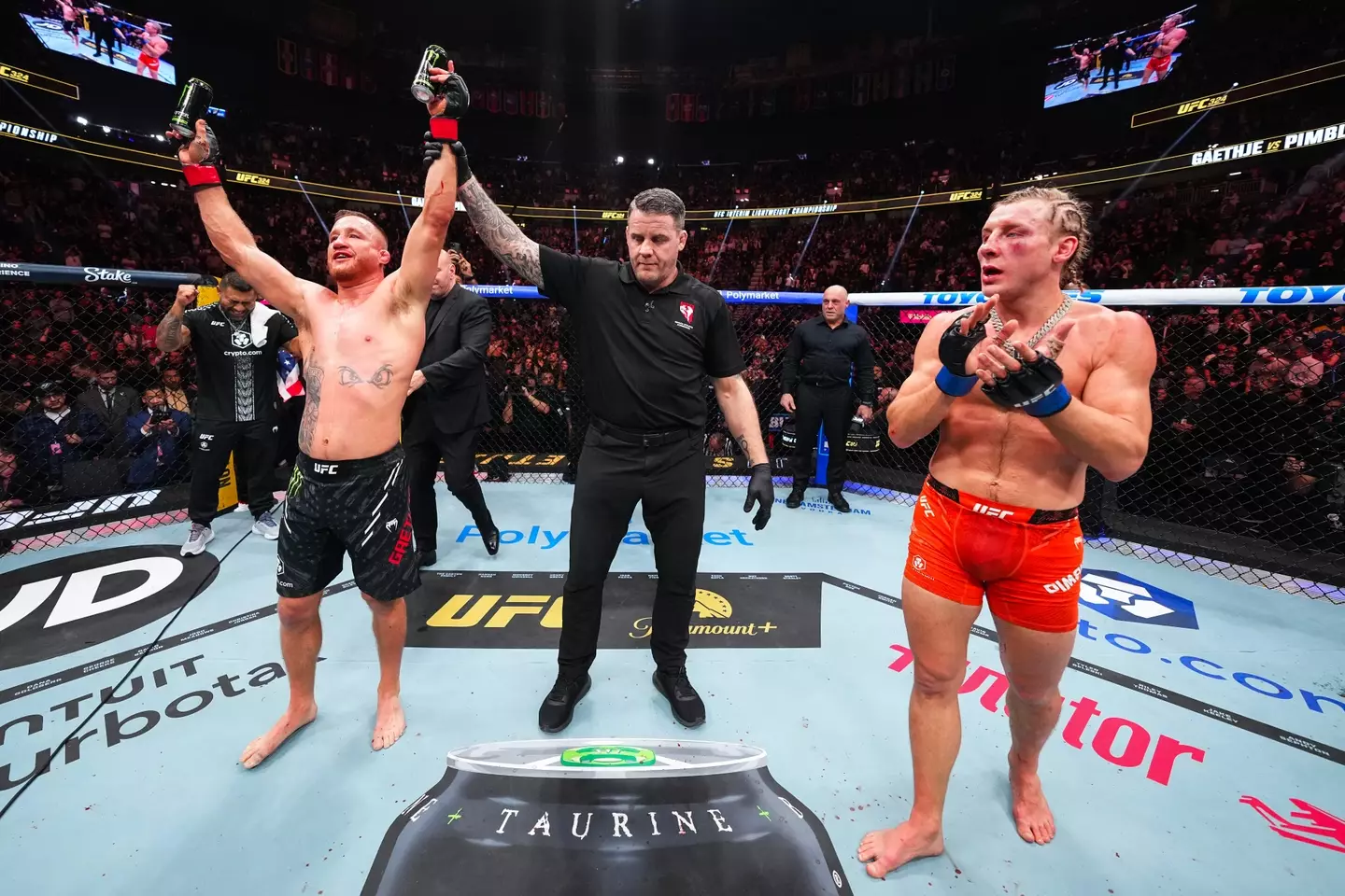 Gaethje is the new interim lightweight champion. Image credit: Getty