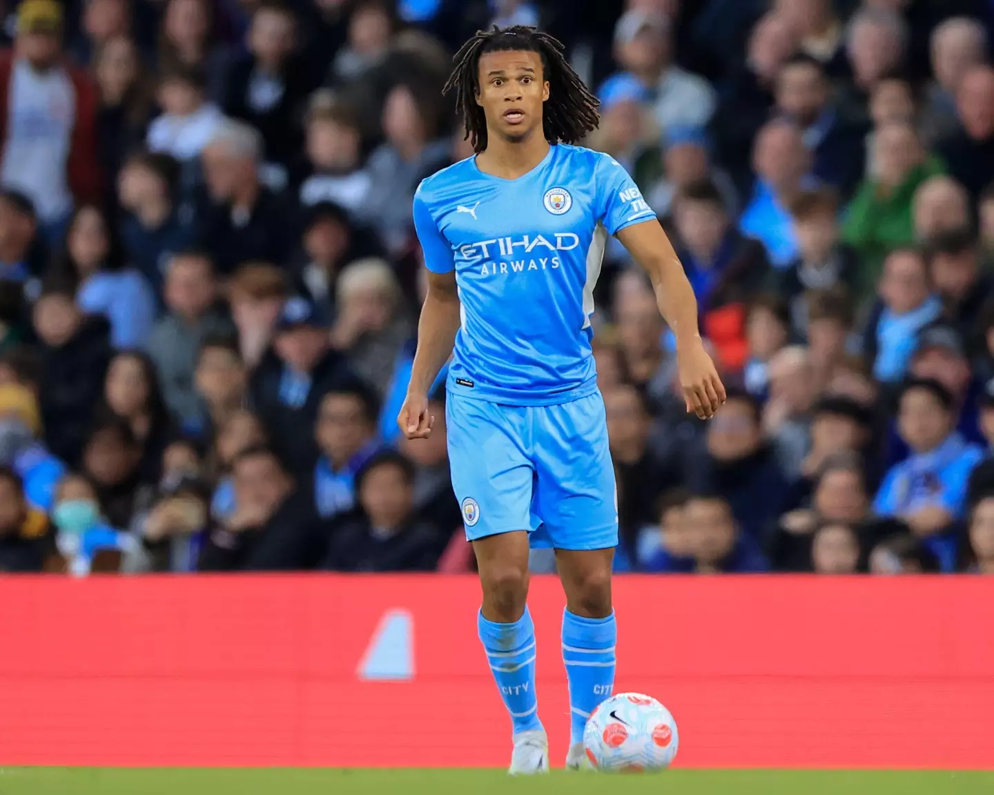 Nathan Ake featuring for Manchester City. (Alamy)