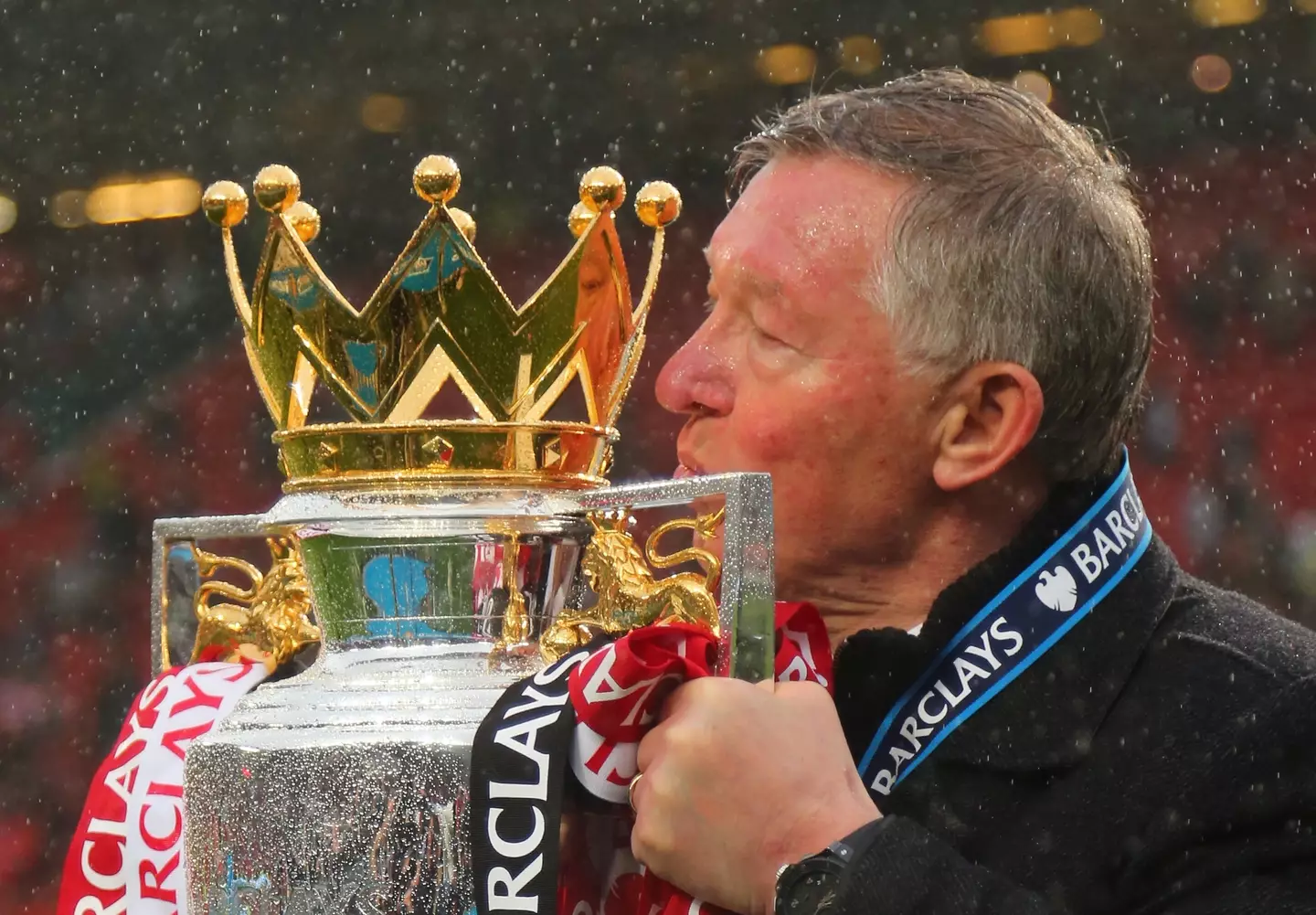 Ferguson won 13 Premier League titles with Manchester United. (Image