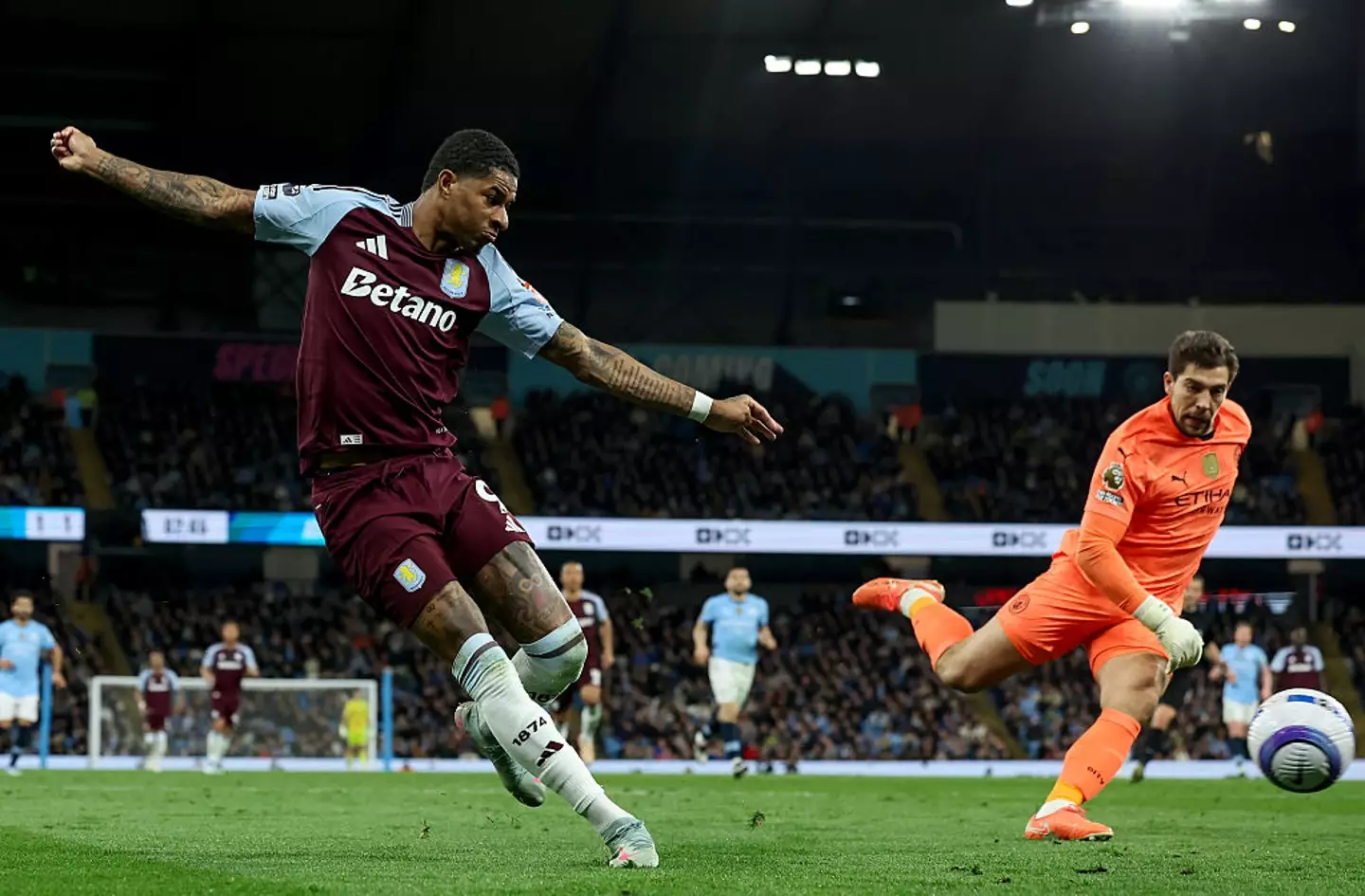 Marcus Rashford impressed while on loan with Aston Villa last season. (Image: Getty)