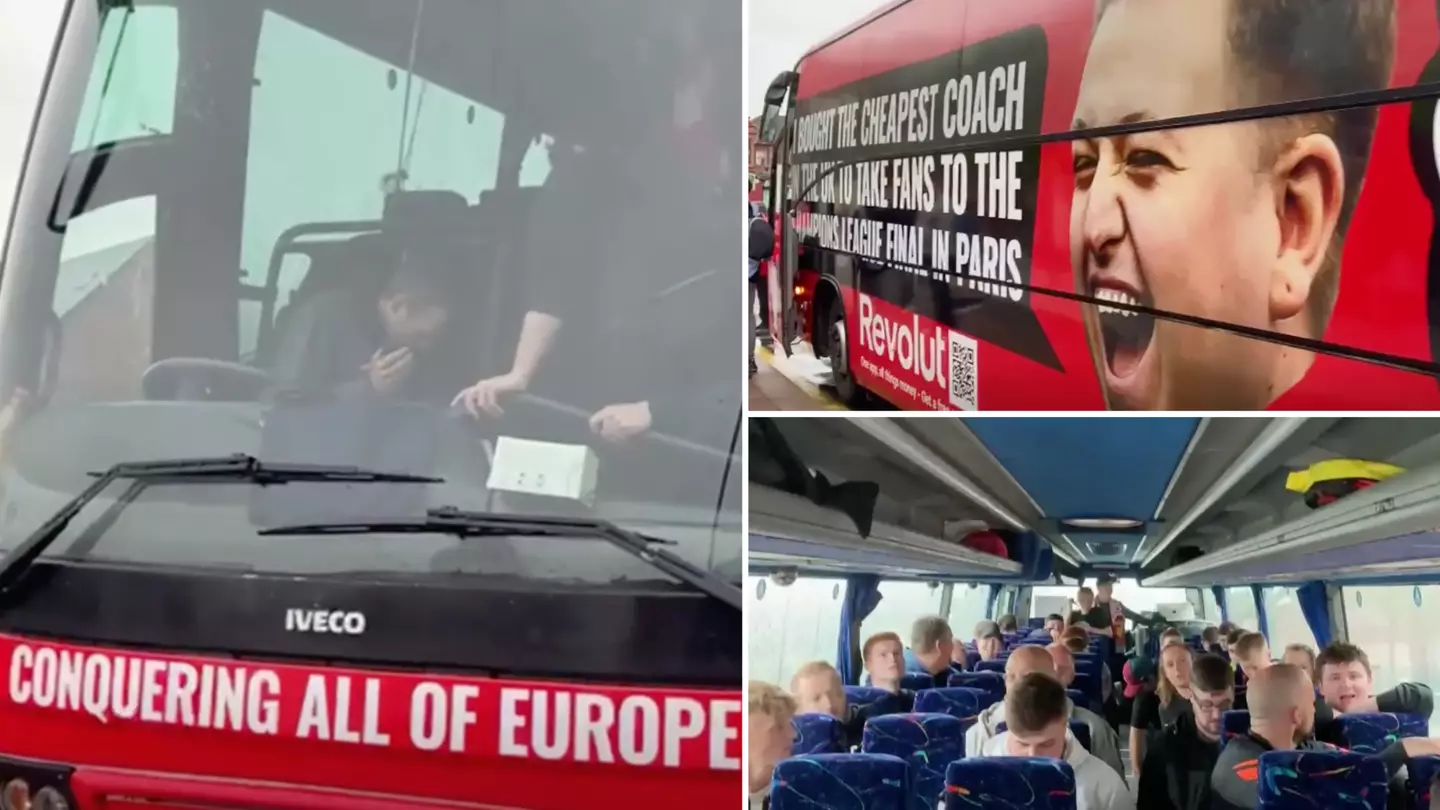 Liverpool Fan Is Charging Just £1 For A Return Trip To Paris After Buying 'Cheapest Coach In UK'