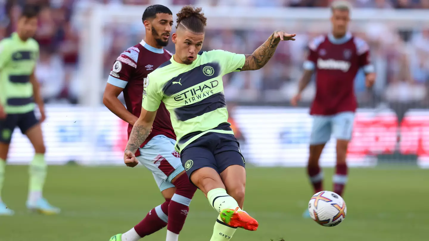 Kalvin Phillips in action vs West Ham