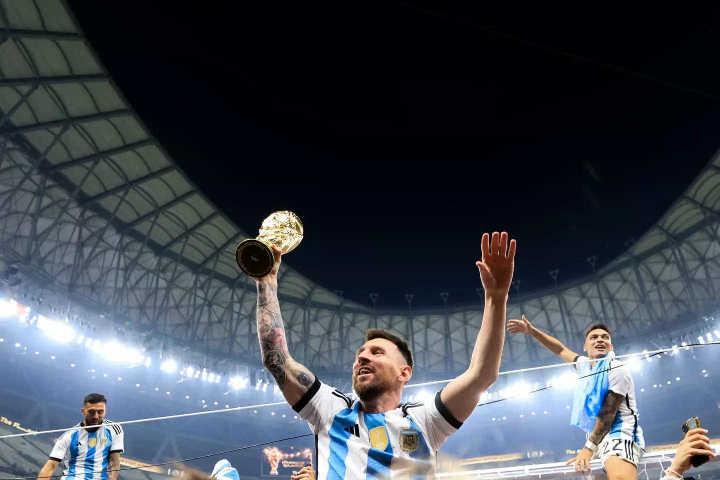 Lionel Messi won the 2022 World Cup with Argentina (Image: Getty)
