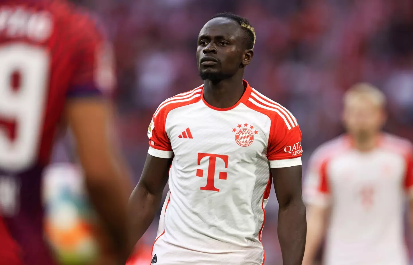 Sadio Mane in action for Bayern Munich. Image: Alamy