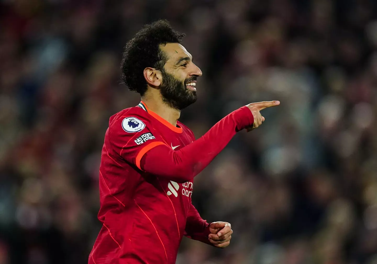 Mohamed Salah is the highest-ranked Premier League player (Image: PA)