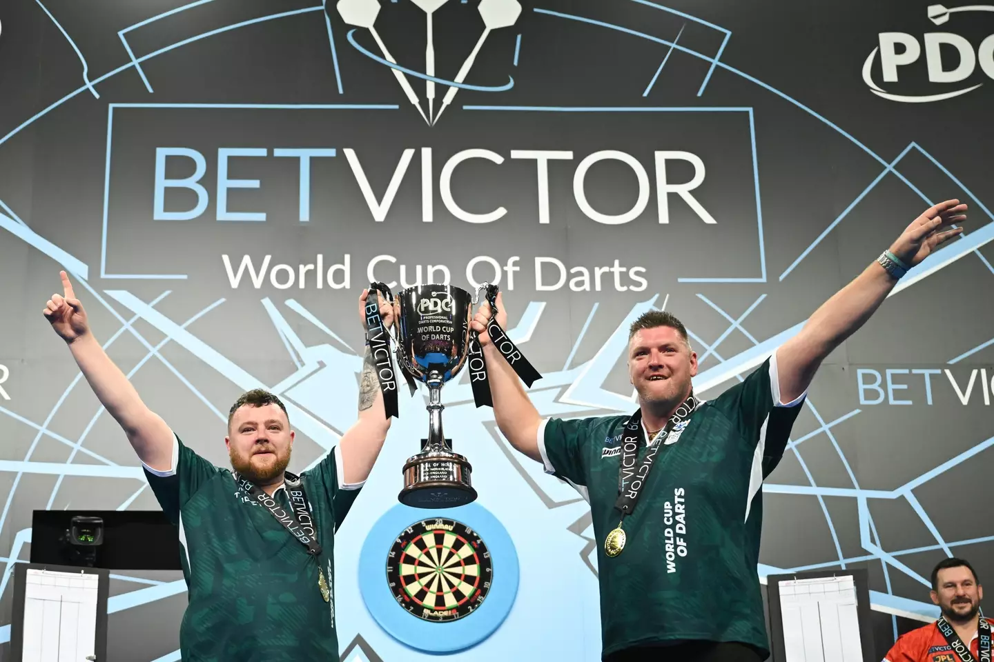 Northern Ireland won the World Cup of Darts in Germany. Image: Getty