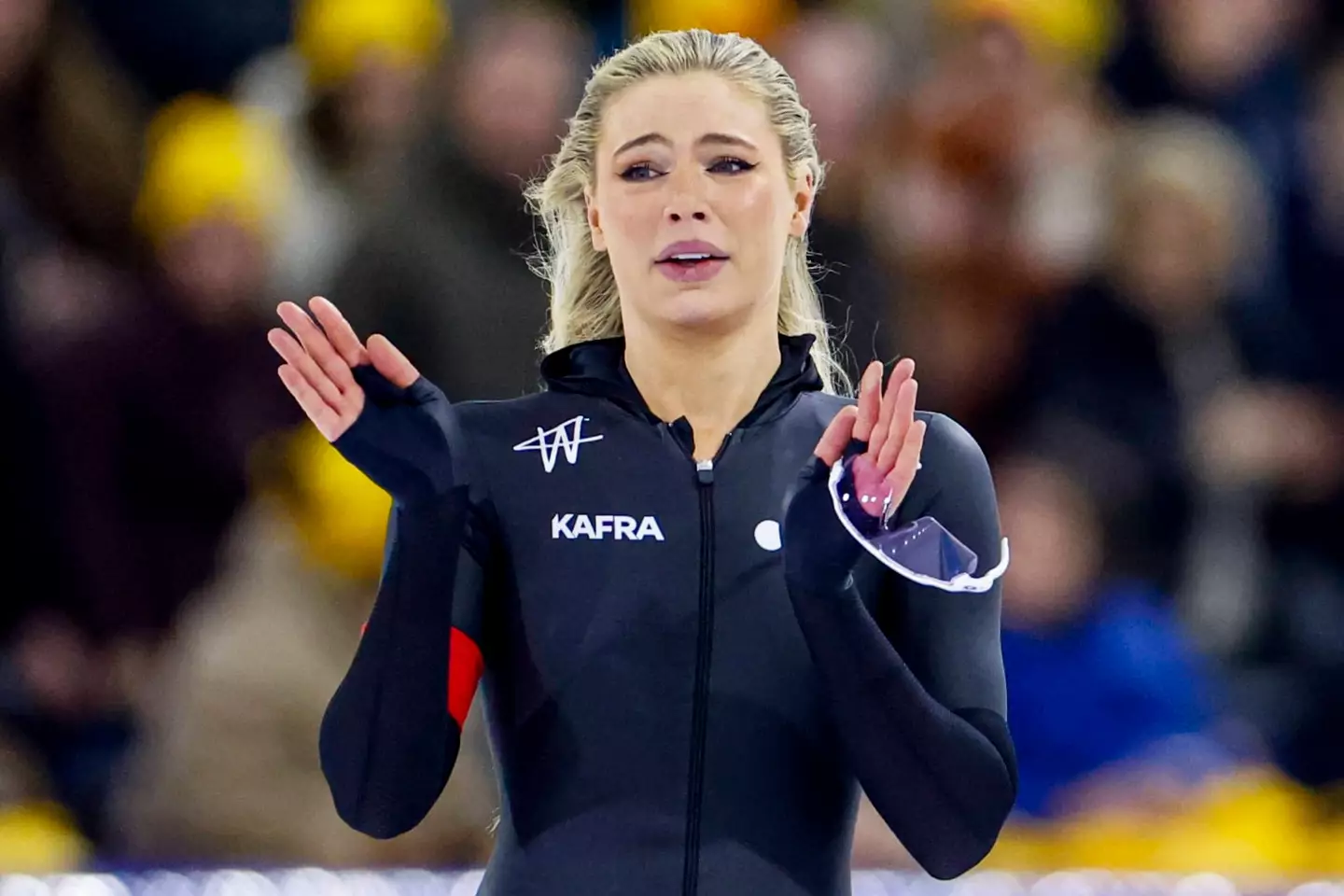 Leerdam faces a wait to learn whether she has made the team for the Olympics. Image: Getty