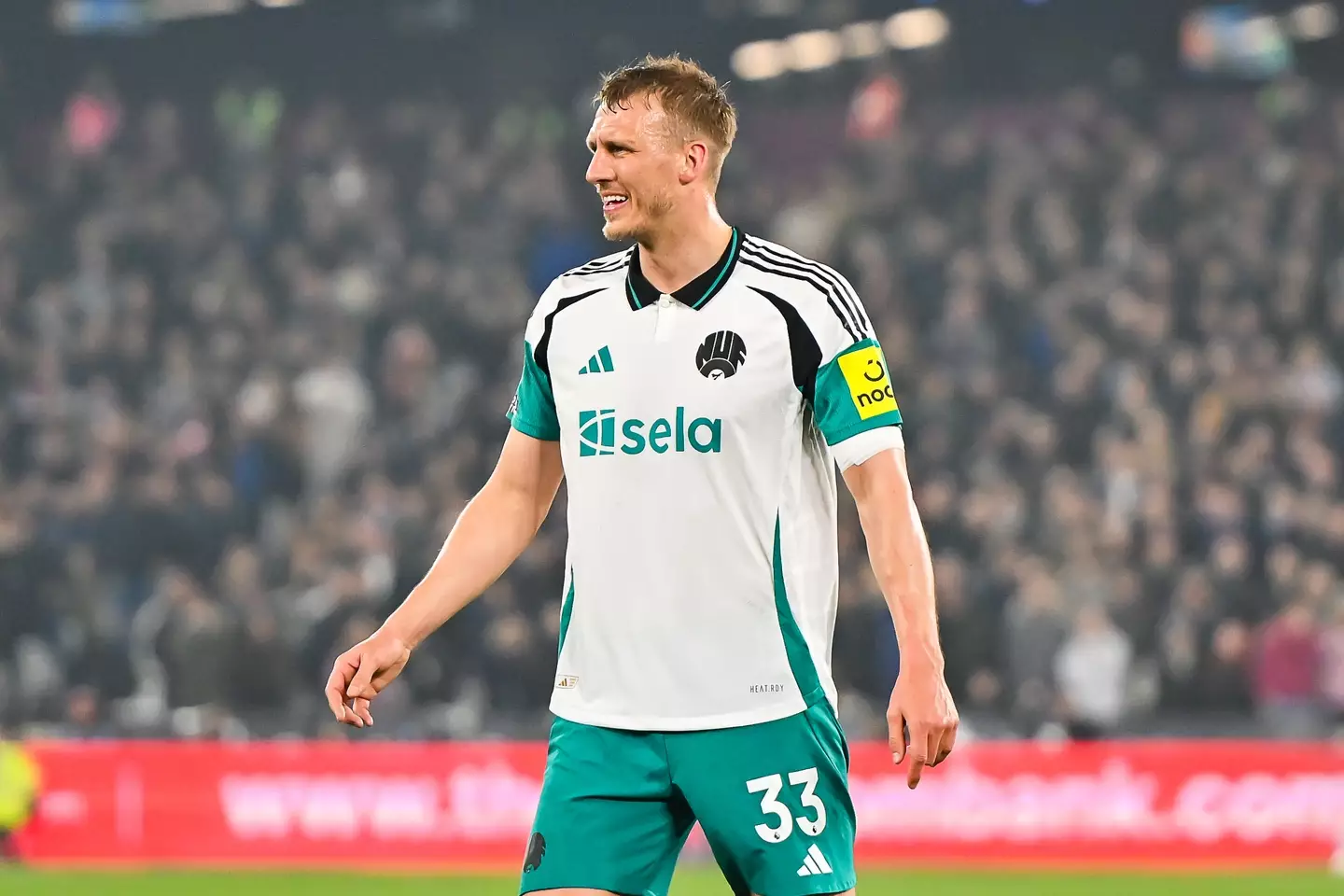 Dan Burn in action for Newcastle United. Image: Getty