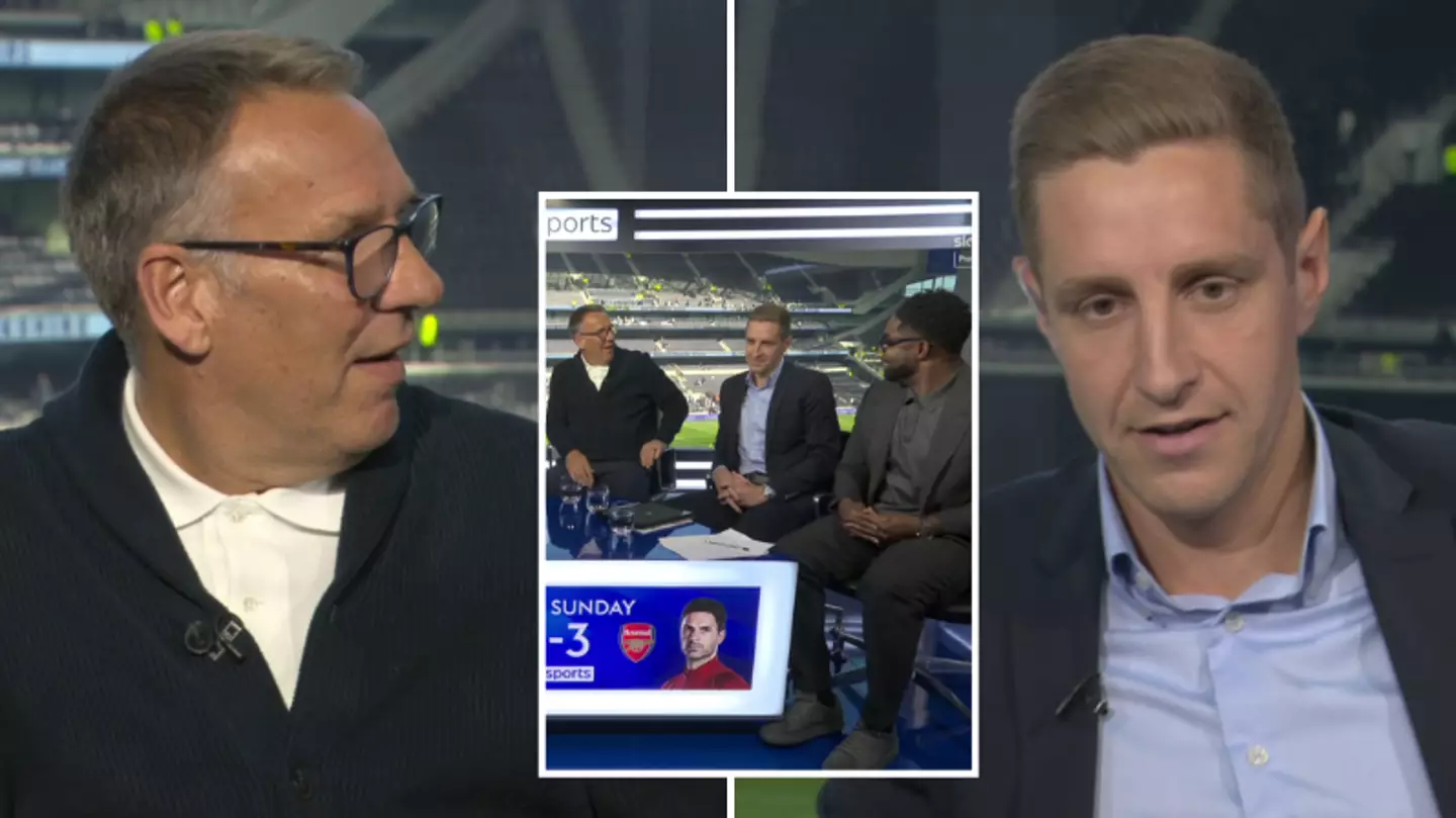 Paul Merson decided to wind up former Spurs defender Michael Dawson after full-time and it was just awkward