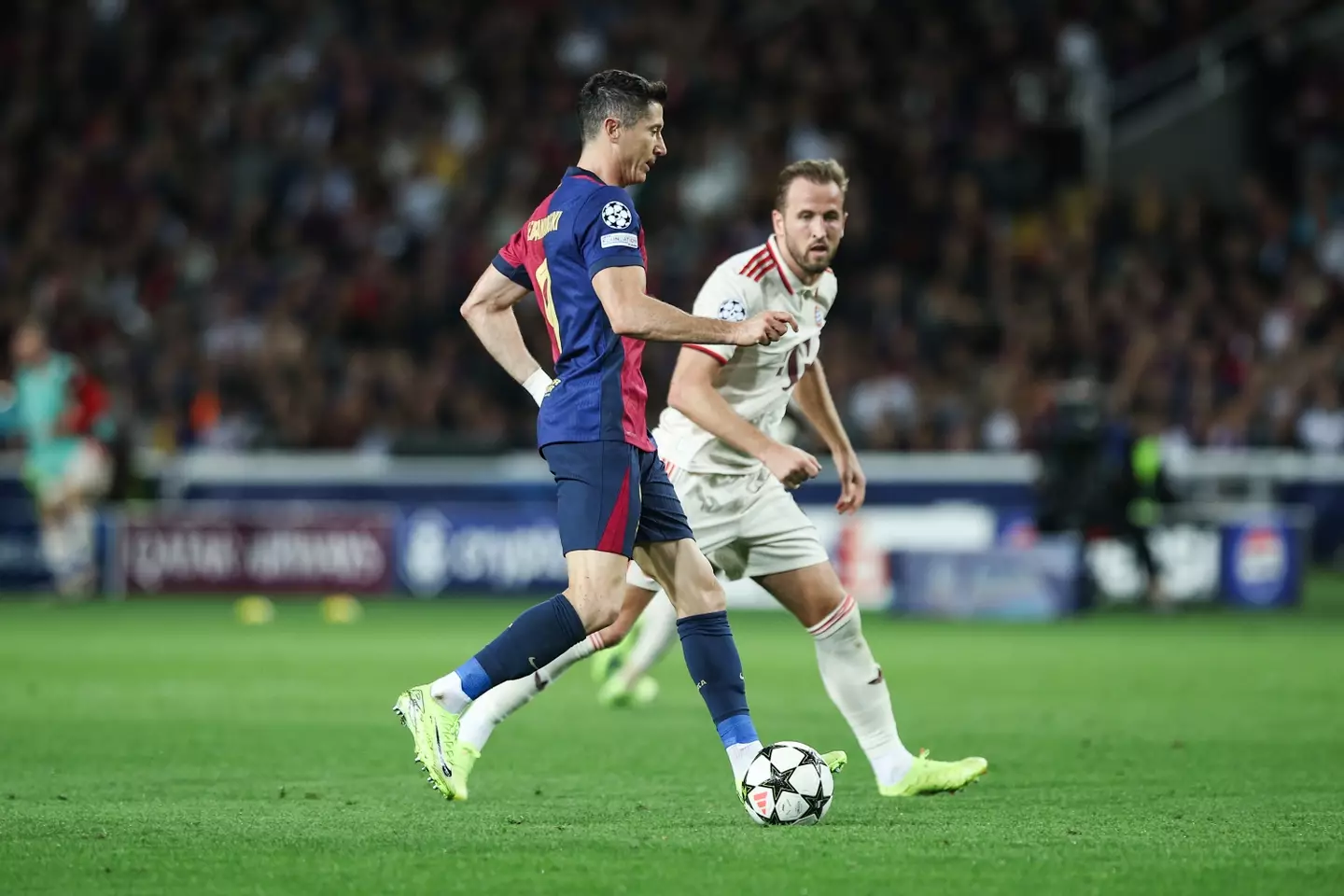 Robert Lewandowski and Harry Kane. (