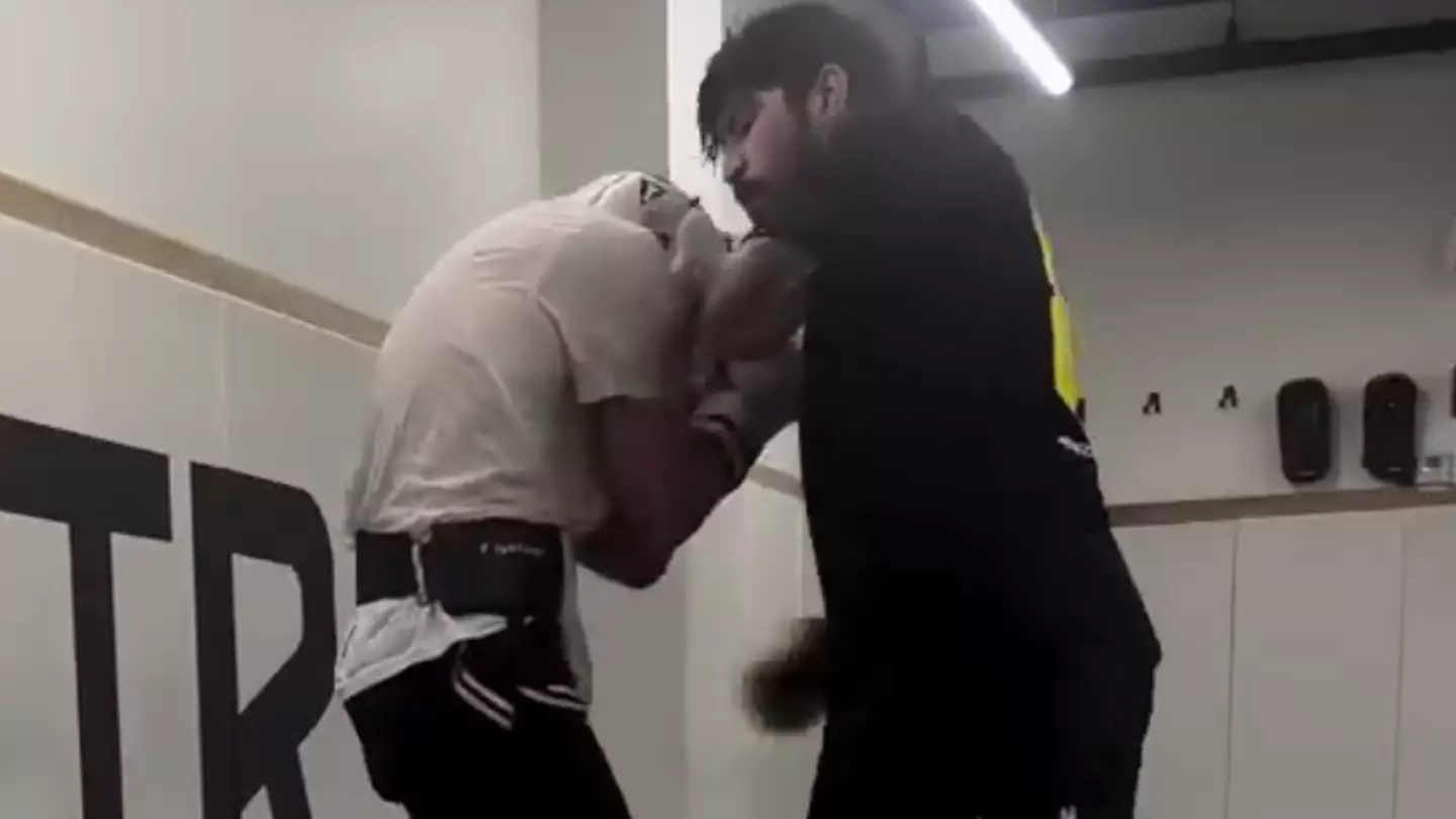 Dillon Danis training video emerges ahead of KSI bout and fans think the fight is already done