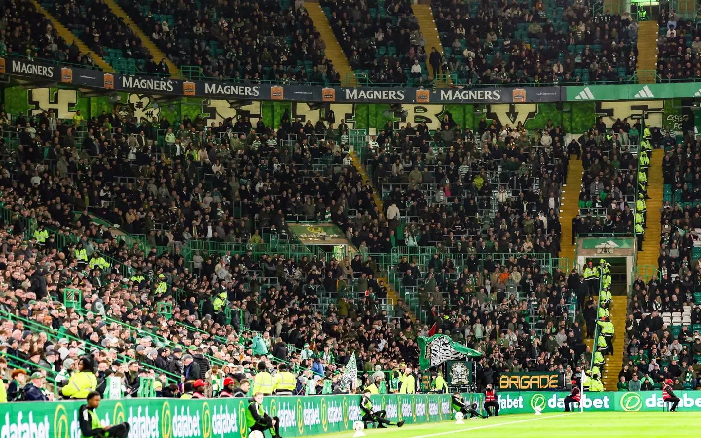 Celtic fans booed the minute's silence against Kilmarnock. (Image: Getty)