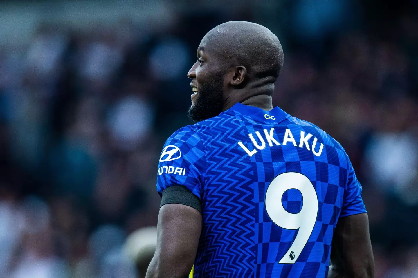 Romelu Lukaku playing for Chelsea against Tottenham Hotspur. (Alamy)