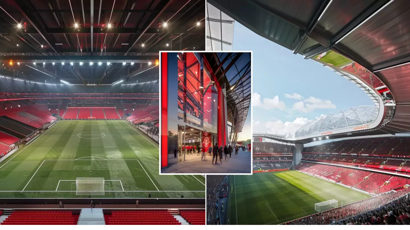 Stunning images show what Man Utd's 100,000 seat 'Wembley of the North' stadium could look like