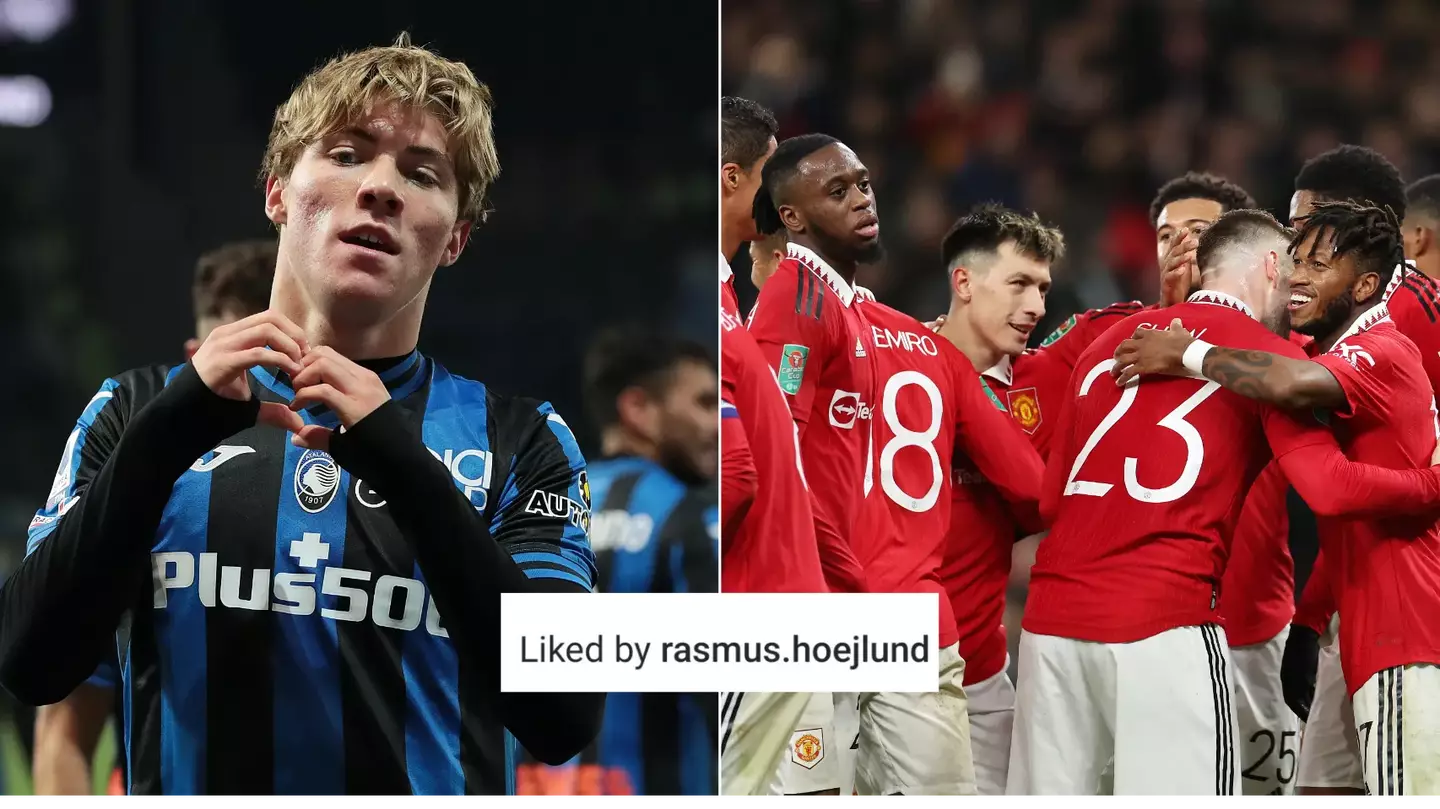 Rasmus Hojlund drops Man Utd transfer hint on Kobbie Mainoo Instagram post