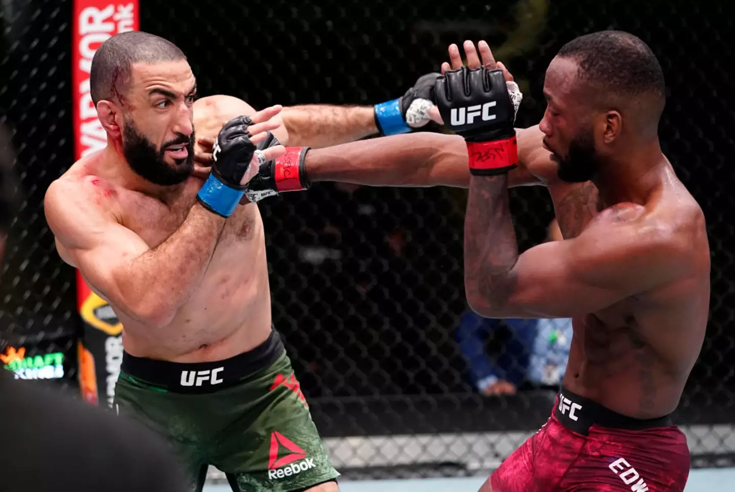 Leon Edwardand Belal Muhammad will also be having a rematch. (Jeff Bottari/Zuffa LLC via Getty Images)