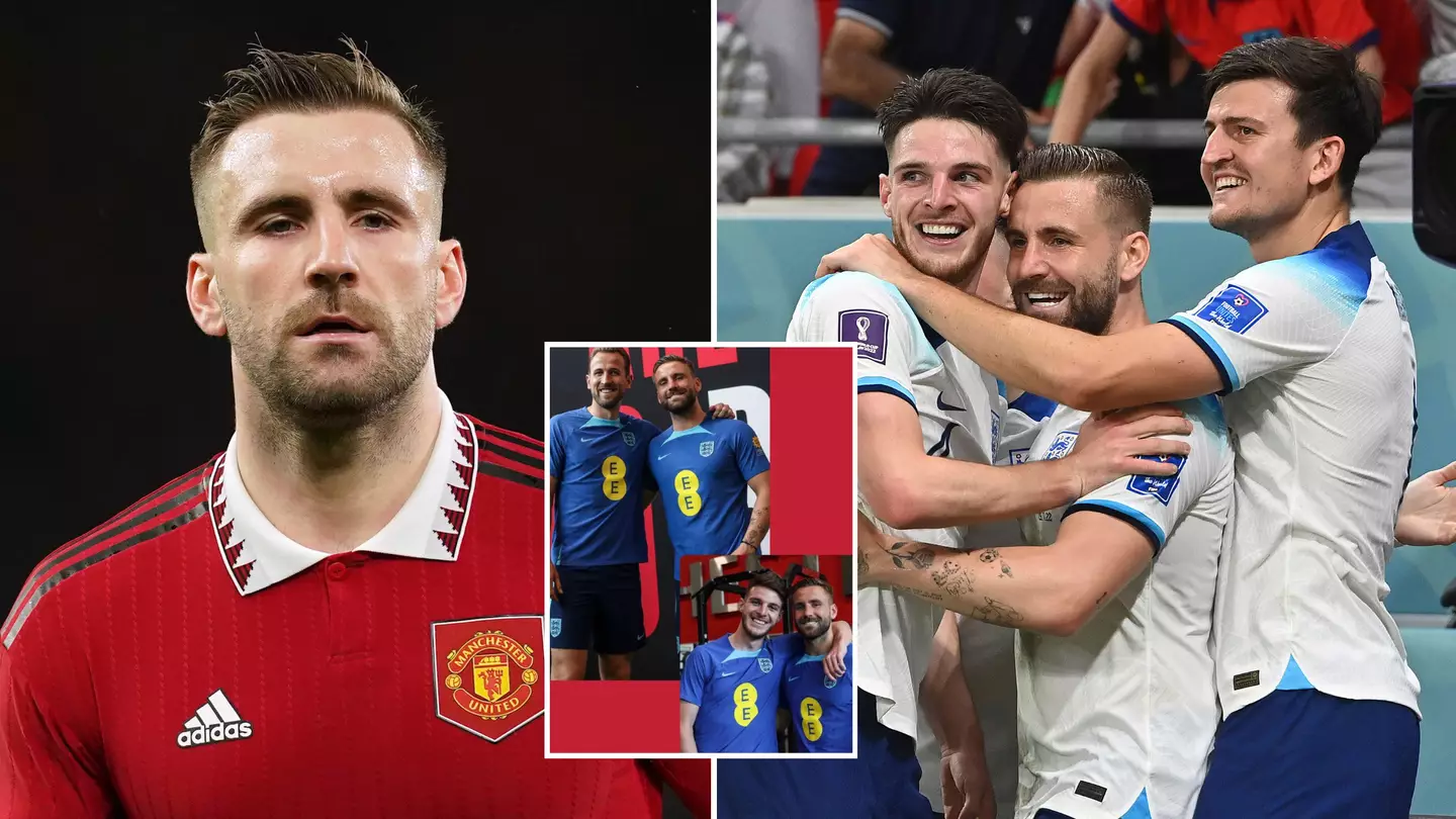 'Agent' Luke Shaw sends Man Utd fans into meltdown with Harry Kane and Declan Rice post
