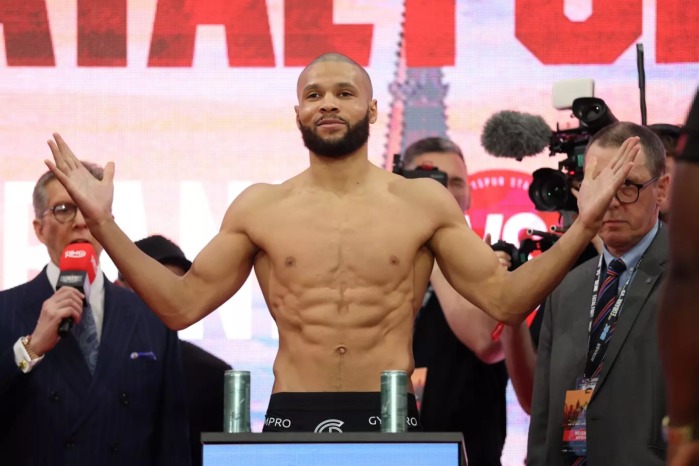 Chris Eubank Jr did not make weight for his fight with Conor Benn. Image: Getty