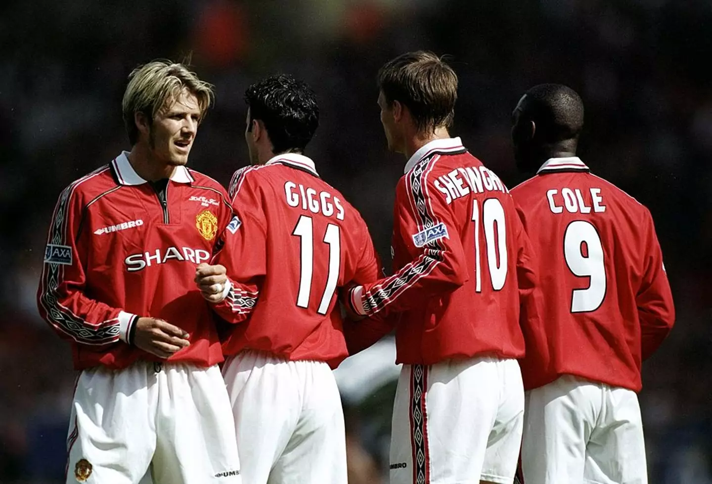 Teddy Sheringham and Andy Cole made 95 appearances together at United. (Image: Getty)