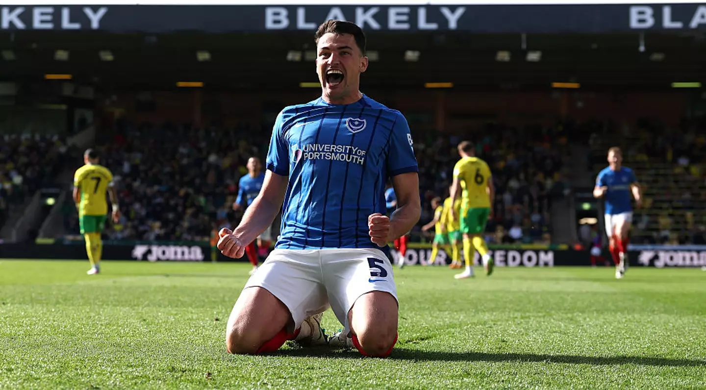 Poole scored once in 27 appearances for Portsmouth last season (Image: Getty)