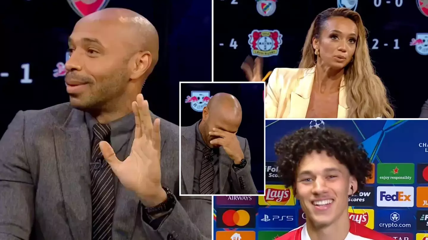 Fans loved the wholesome reunion between Thierry Henry and his former player as Kate Abdo translated their chat
