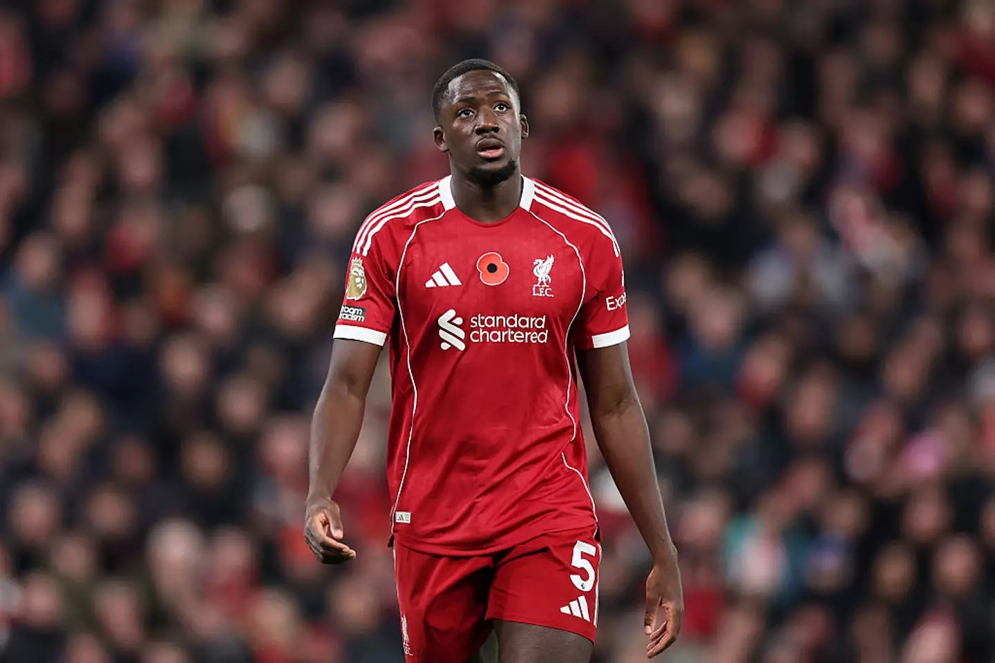 Konate is having a dreadful season for Liverpool. (Image: Jan Kruger/Getty Images)